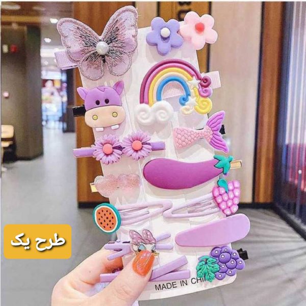 ست گیره مو فانتزی NH604