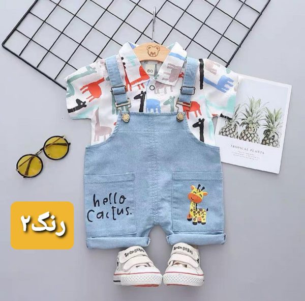 ست پیراهن و بیلر زرافه - Image 3