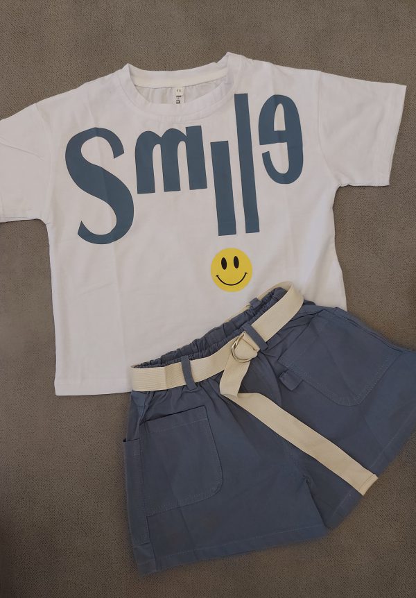 ست تیشرت و شلوارک smile - Image 2