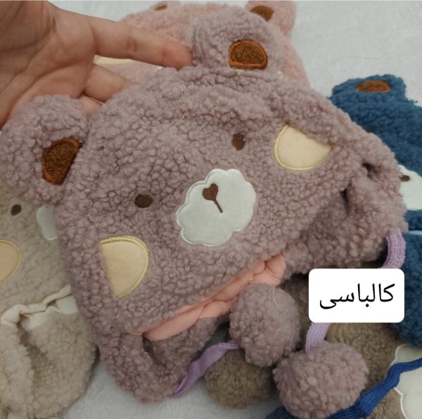 ست شال و کلاه تدی NH839 - Image 8