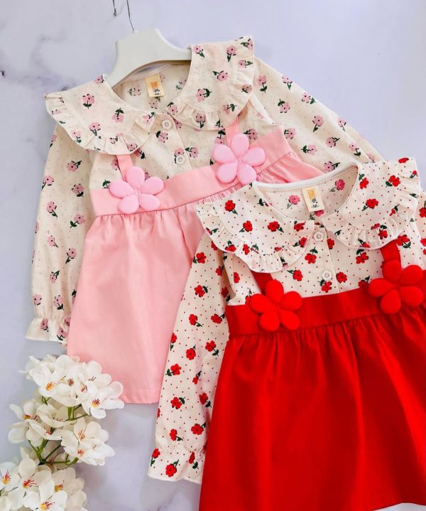 پیراهن فانتزی flower - Image 3