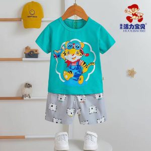 ست تیشرت و شلوارک NH1005 سایز ۳ تا ۵ سال