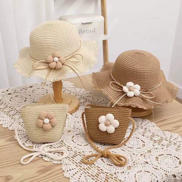 ست کیف و کلاه flower