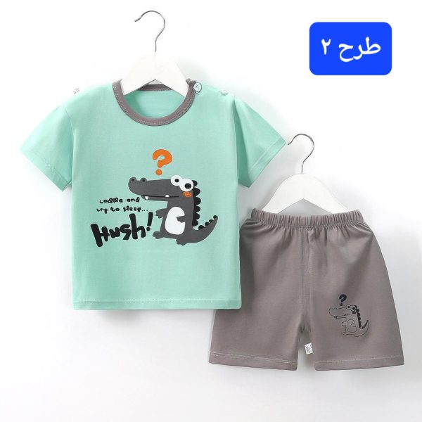 ست تیشرت و شلوارک اسپرت - Image 2