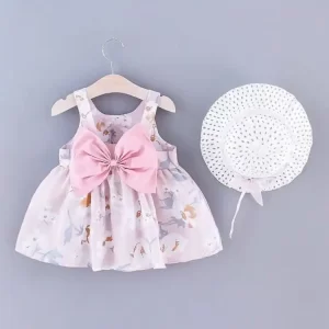 ست سارافون و کلاه flower
