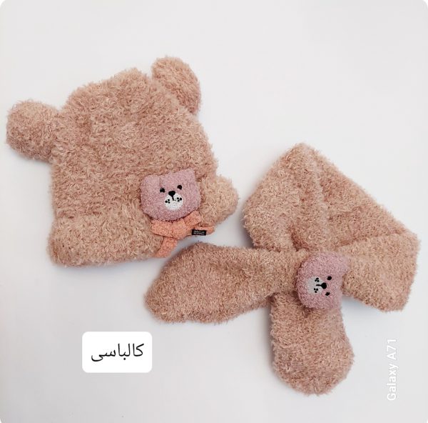 ست شال و کلاه تدی - Image 4