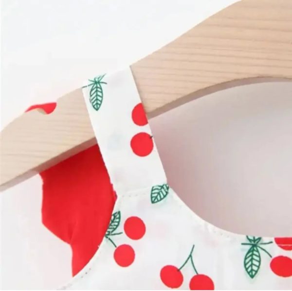 ست سارافون و کلاه cherry 🍒🍒 - Image 14