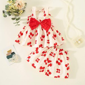 ست تاپ و شلوارک flower
