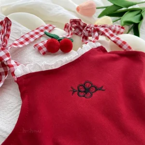 ست تاپ و دامن cherry🍒