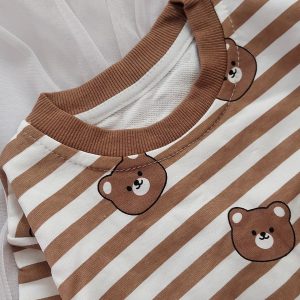 ست بلوز و بیلر و عروسک تدی HAPPY