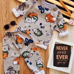 ست بلوز و شلوار لاینردار