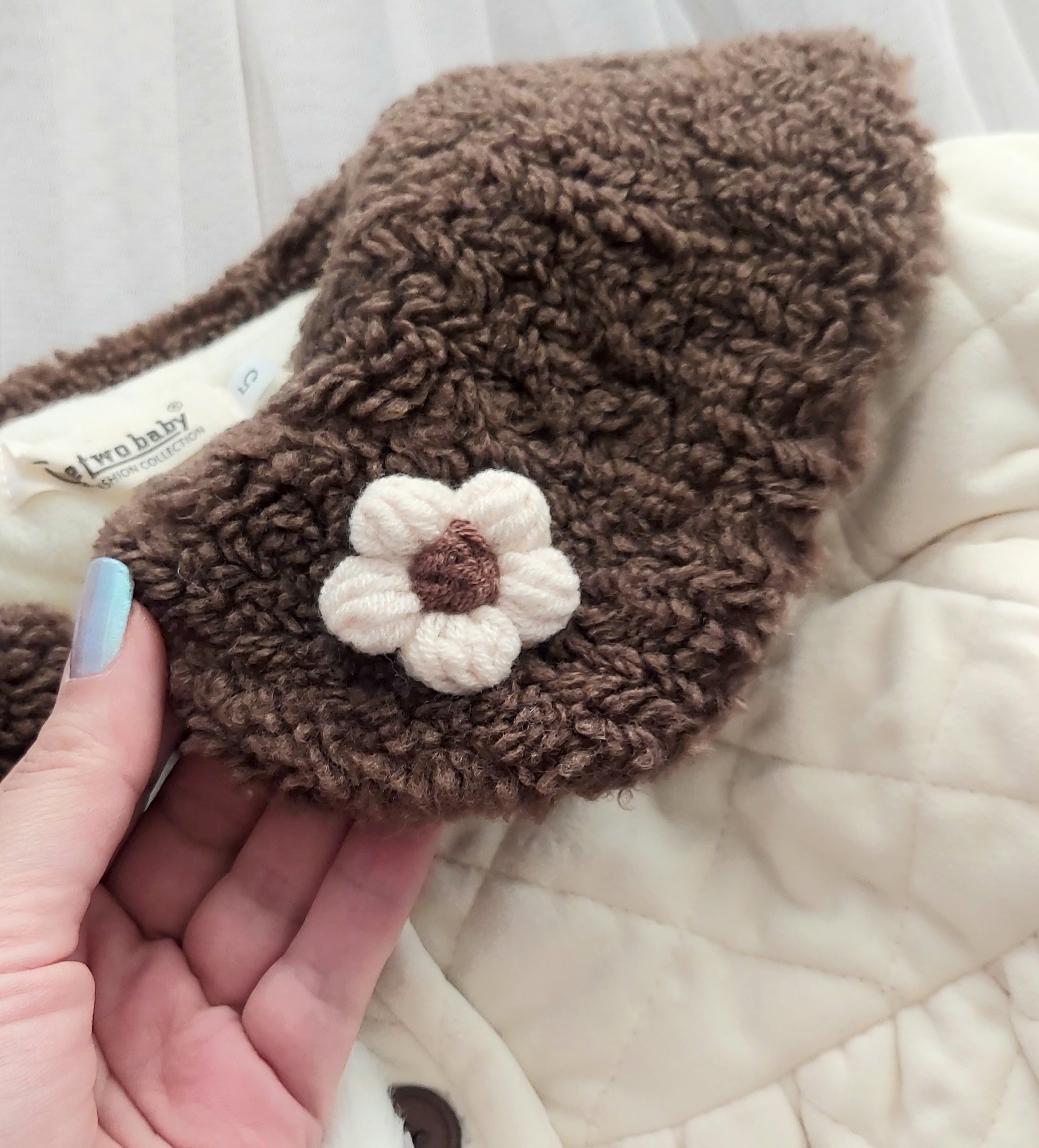 ست پالتو لاکچری با کیف دکوری خرگوشی - Image 3