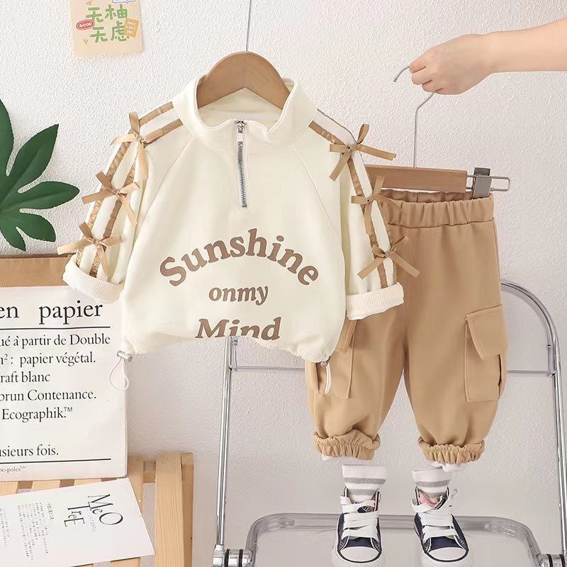 ست هودی نیم زیپ و شلوار sunshine - Image 3