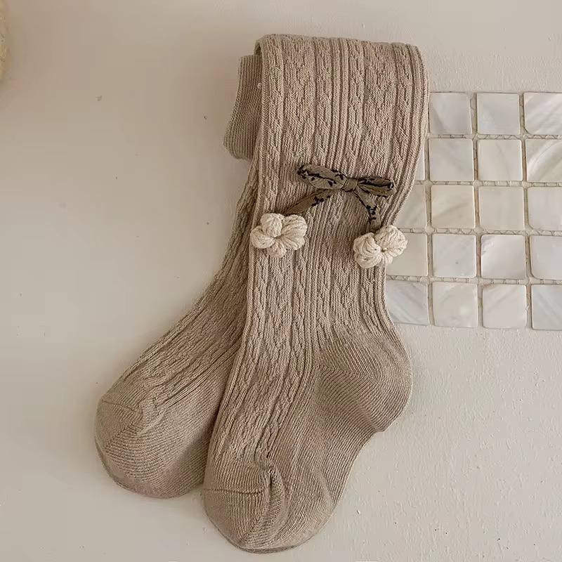 جوراب شلواری پاپیون گلدار - Image 6