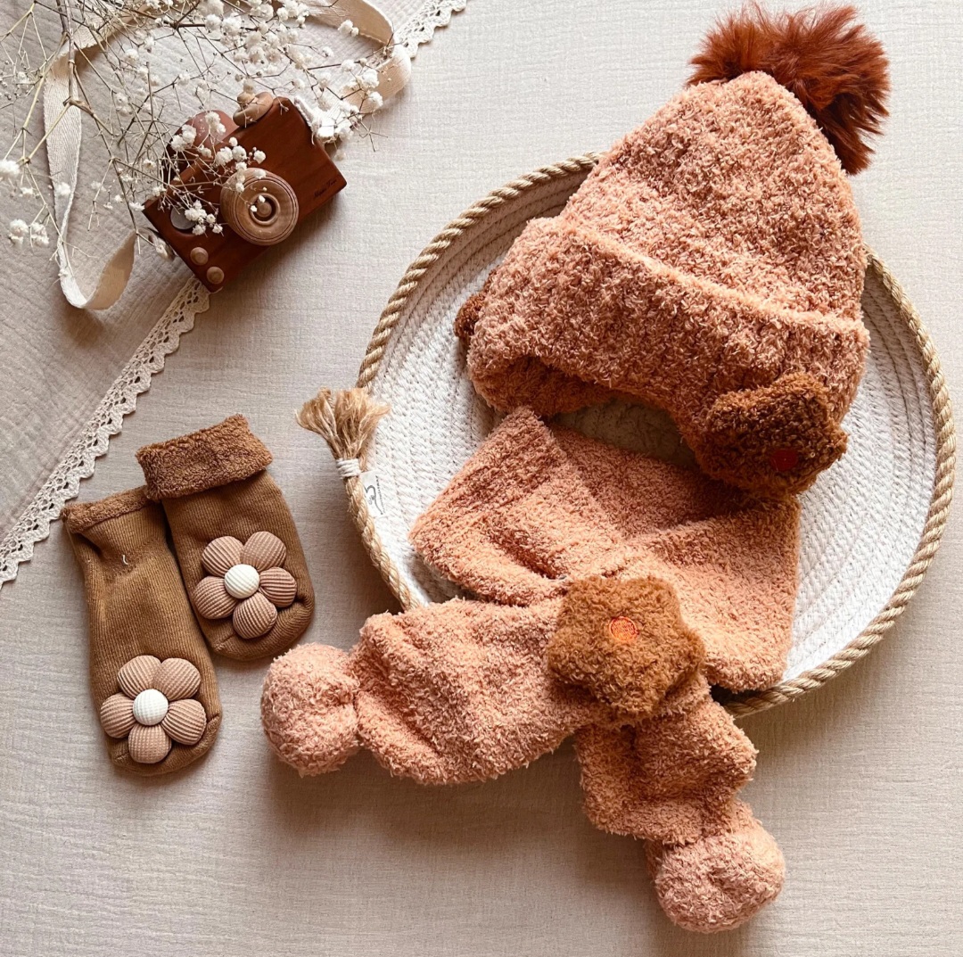 ست شال و کلاه flower🌸 - Image 5