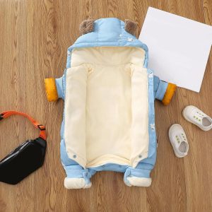 کاپشن سرهمی blue