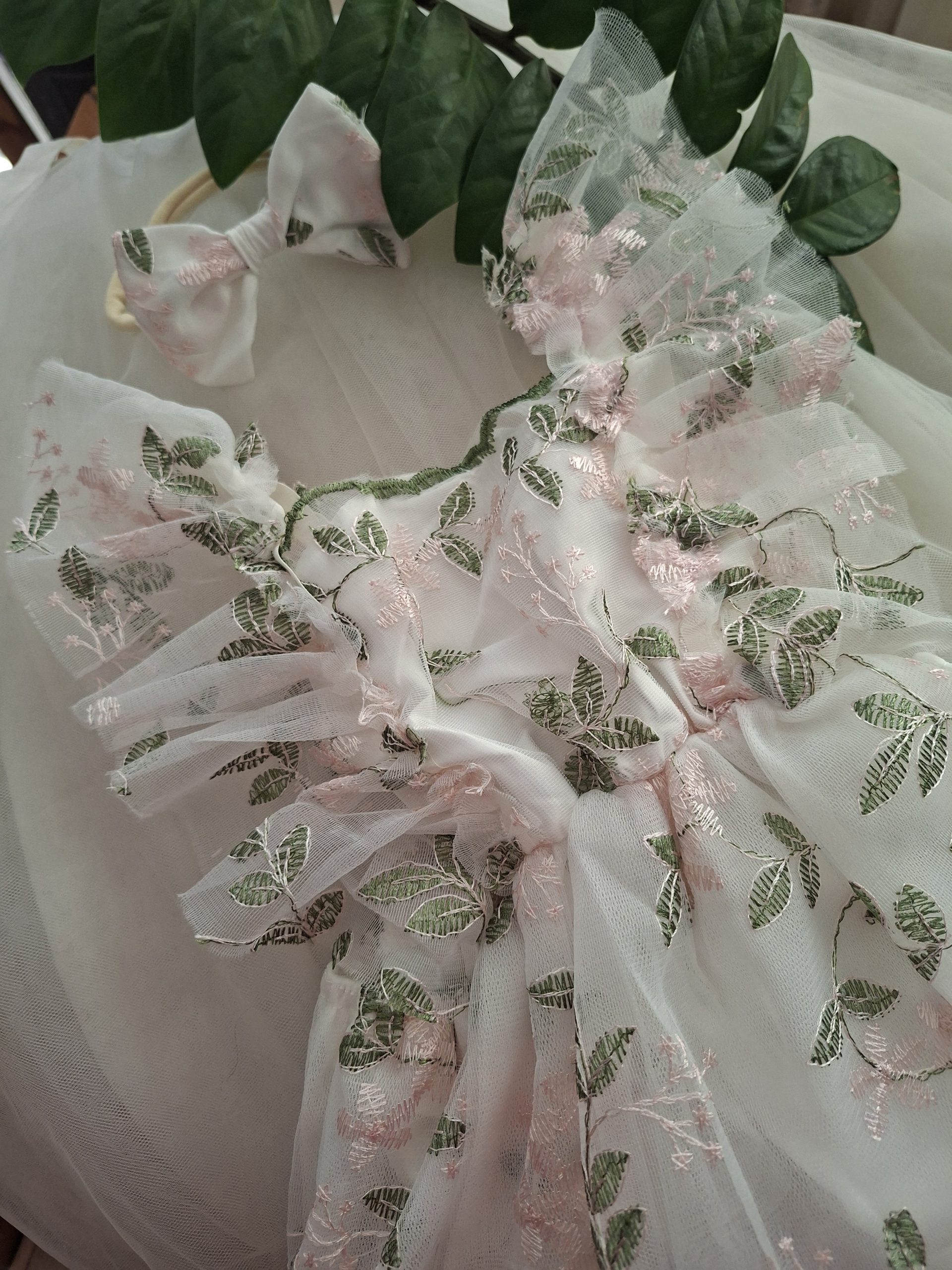 🌸🍃 ست رامپر مجلسی و هد پاپیون - Image 3