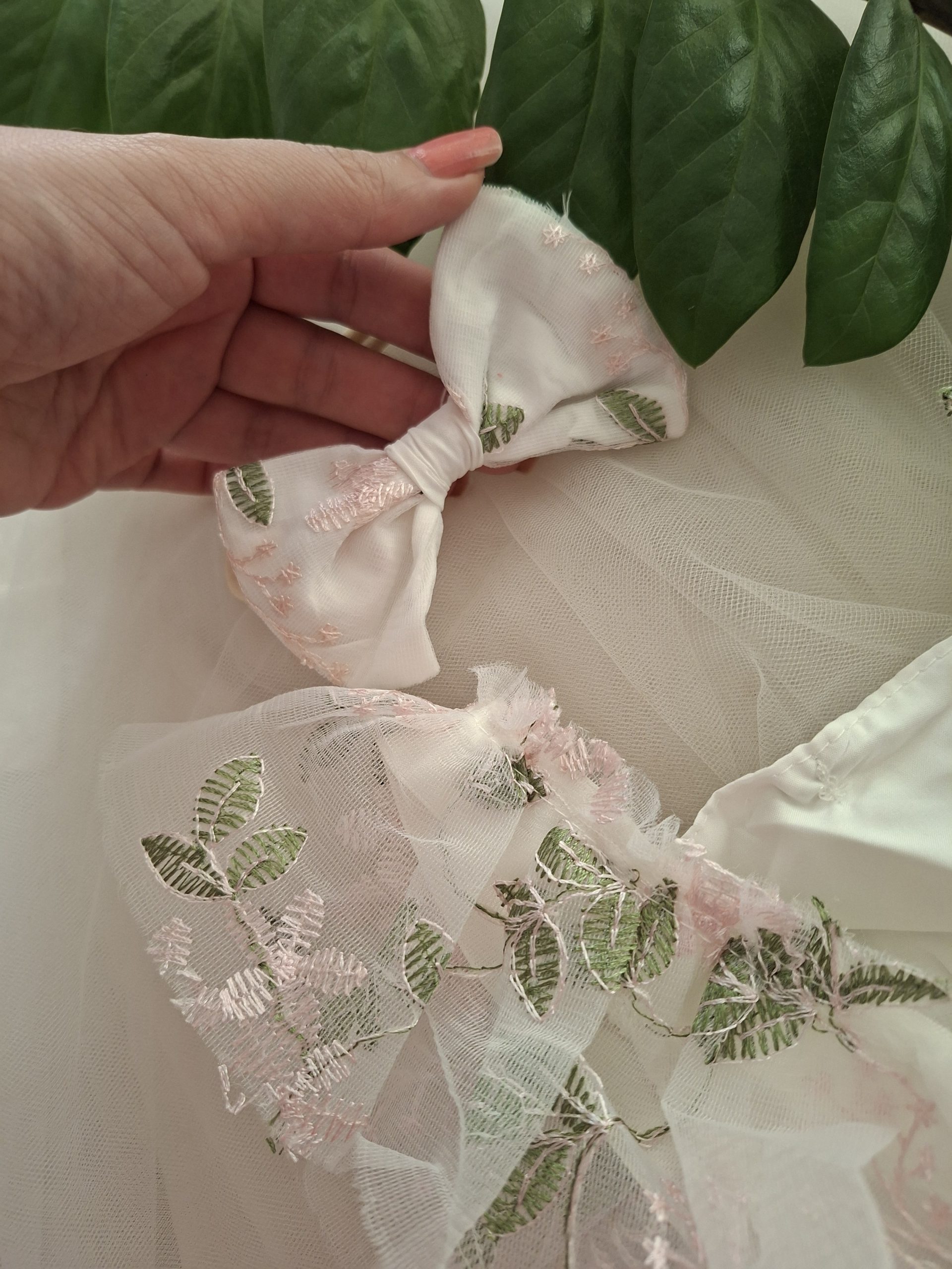 🌸🍃 ست رامپر مجلسی و هد پاپیون - Image 4