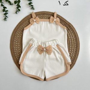 ست تاپ و شلوارک پاپیون 🎀