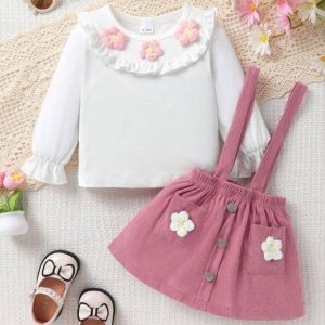 👚👗 ست بلوز و بیلر دامنی flower